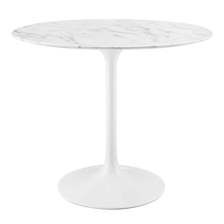 Faux Marble / White