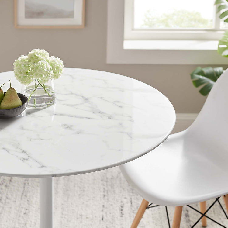 Faux Marble / White