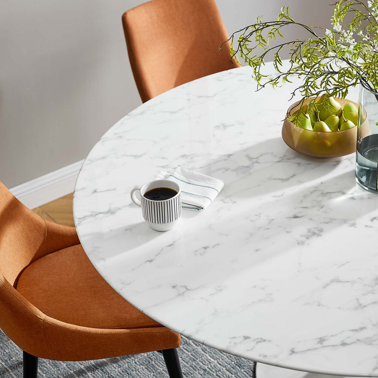 Faux Marble / White