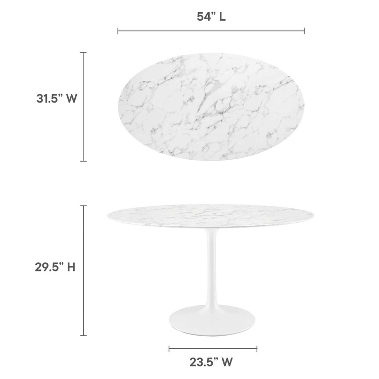 White / 54"