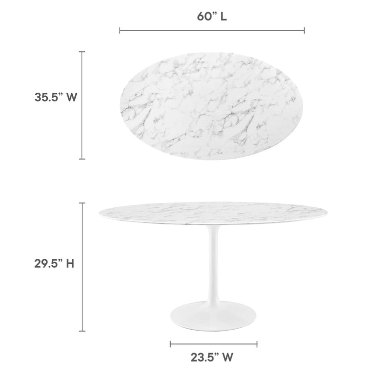 White / 60"