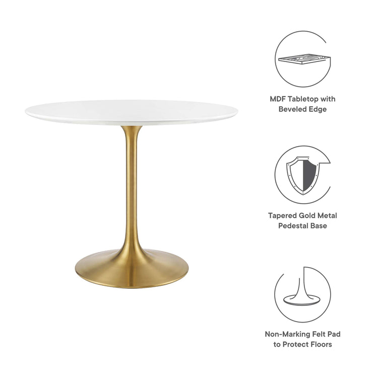 Wood / Gold White