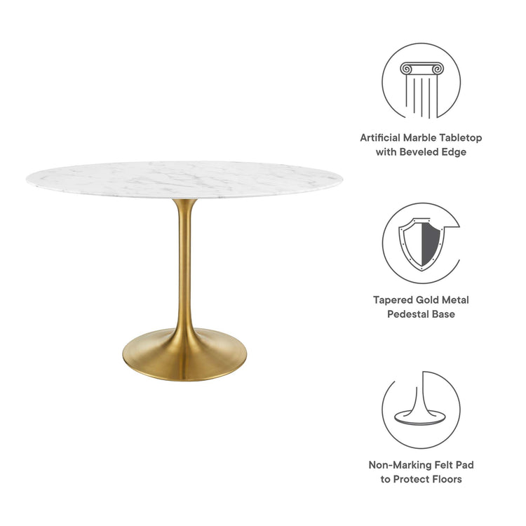 Gold White / 48"