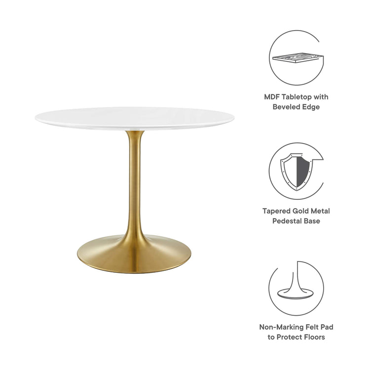 Wood / Gold White