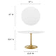 Wood / Gold White