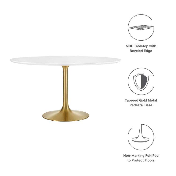 Wood / Gold White