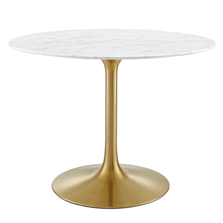 Faux Marble / Gold White