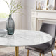 Faux Marble / Gold White