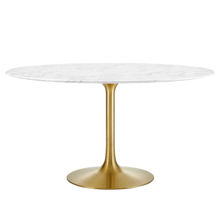 Faux Marble / Gold White