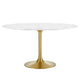 Faux Marble / Gold White
