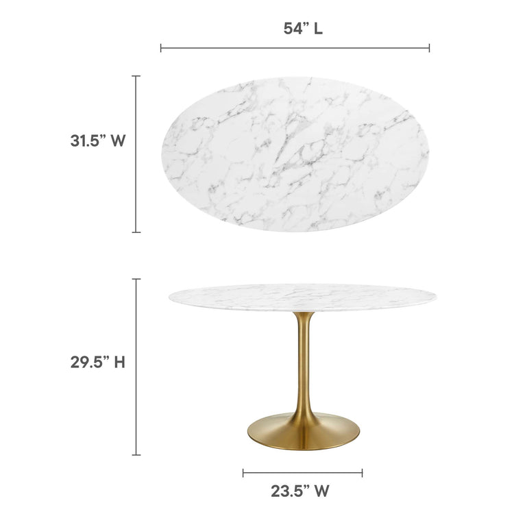 Gold White / 54"