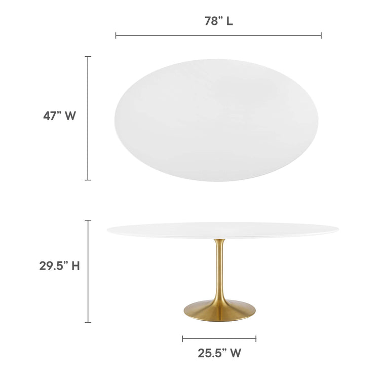 Gold White / 78"
