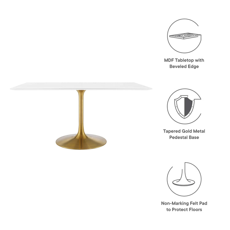 Gold White / 60"