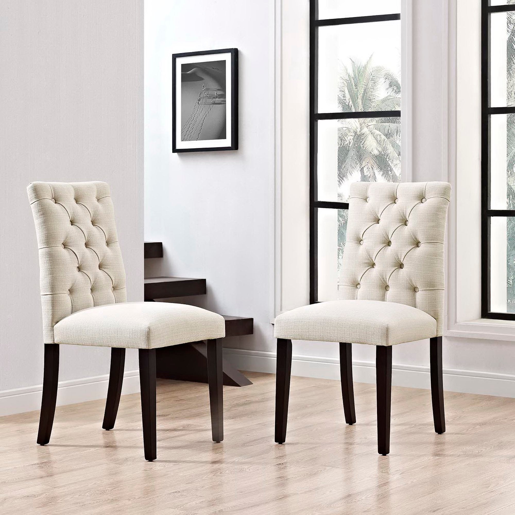 Duchess Fabric Dining Chair Set Of 2 Modway duchess-fabric-dining-chair-set-of-2-modway