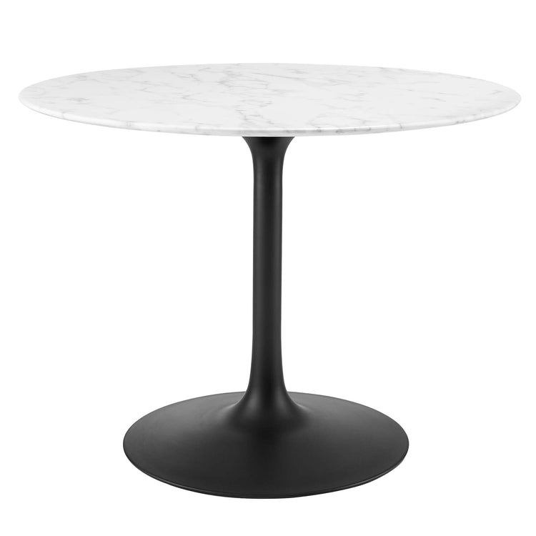 Faux Marble / Black White