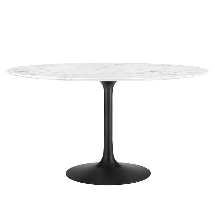 Faux Marble / Black White