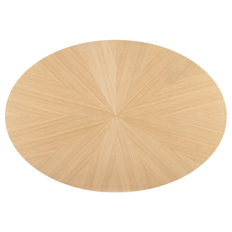 Oak / 63" Oval