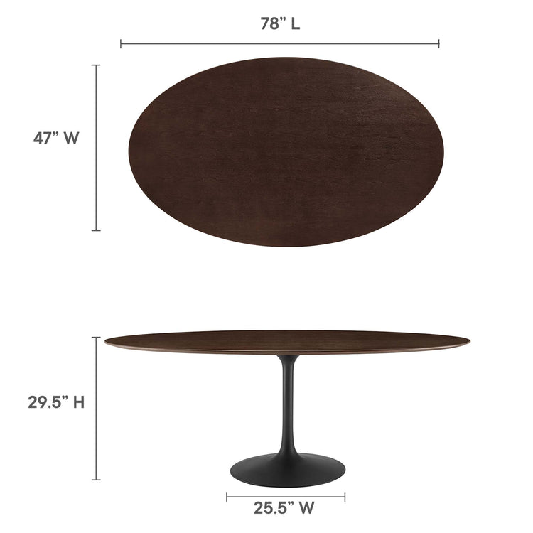 Black Cherry Walnut / 78"