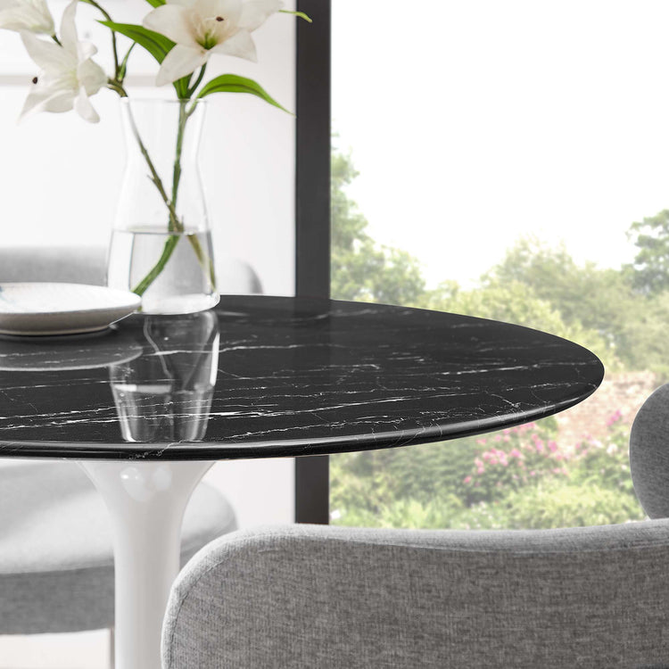 Faux Marble / White Black