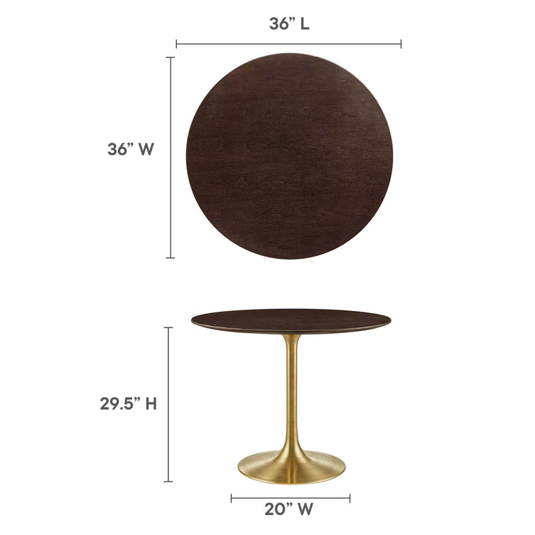 Wood / Gold Cherry Walnut