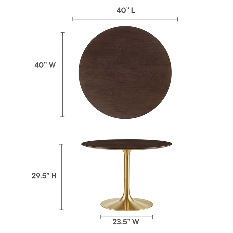 Wood / Gold Cherry Walnut