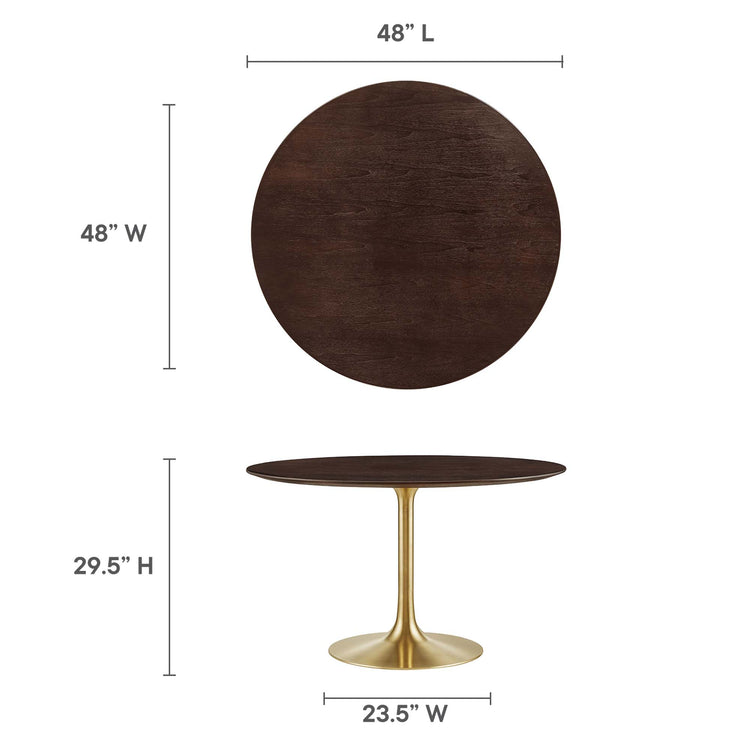 Wood / Gold Cherry Walnut