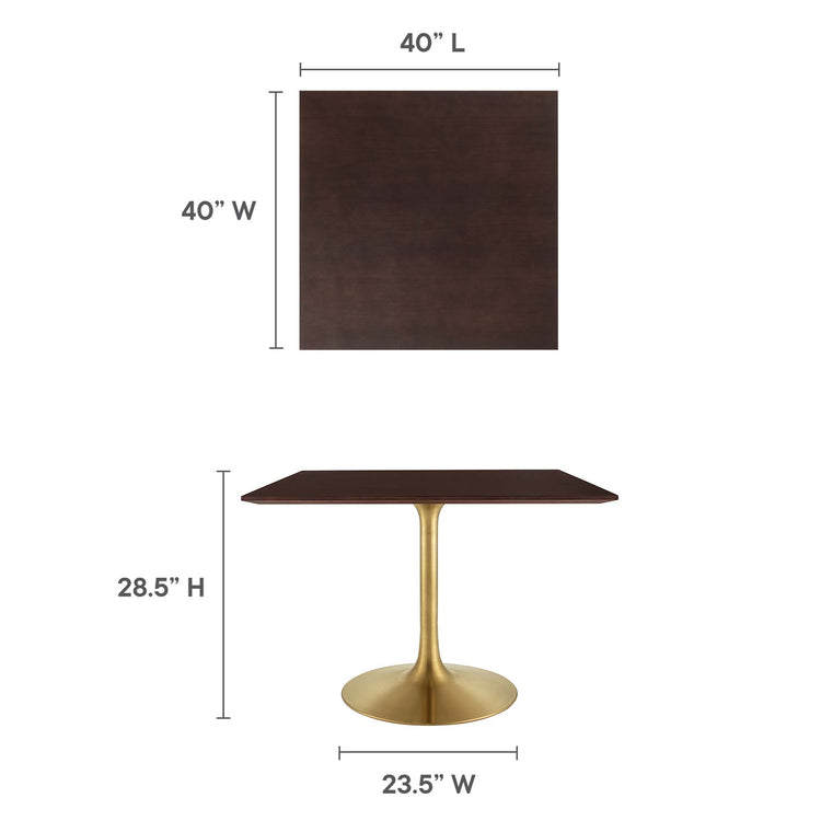 Gold Cherry Walnut / 40"