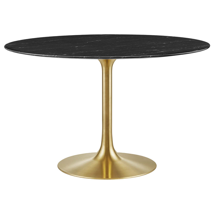 Faux Marble / Gold Black