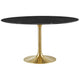 Faux Marble / Gold Black