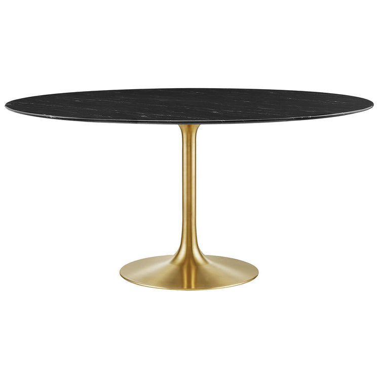 Faux Marble / Gold Black