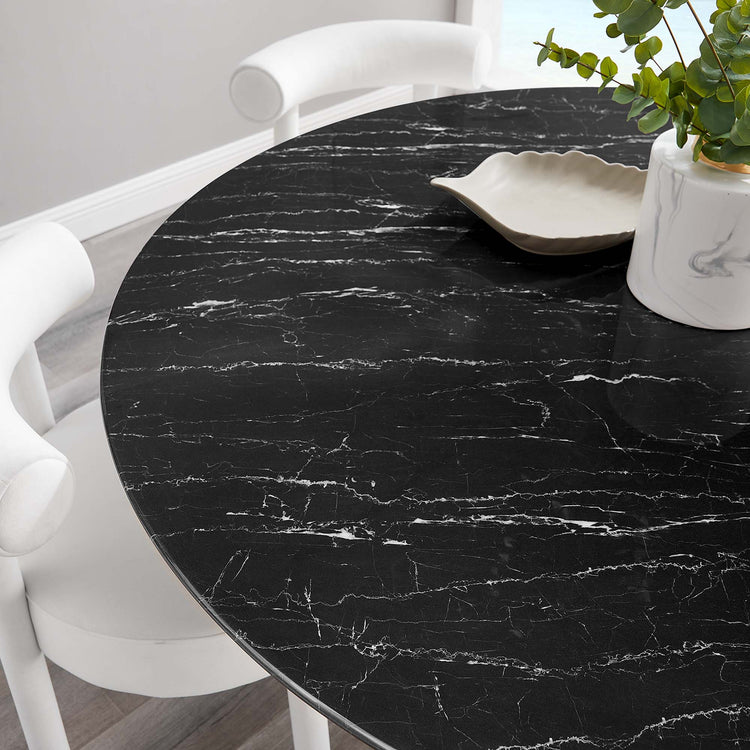 Faux Marble / Gold Black