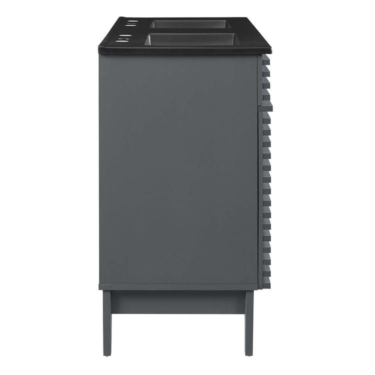 Gray Black / 48" Double
