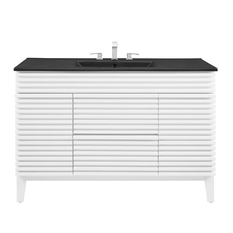 White Black / 48" Single