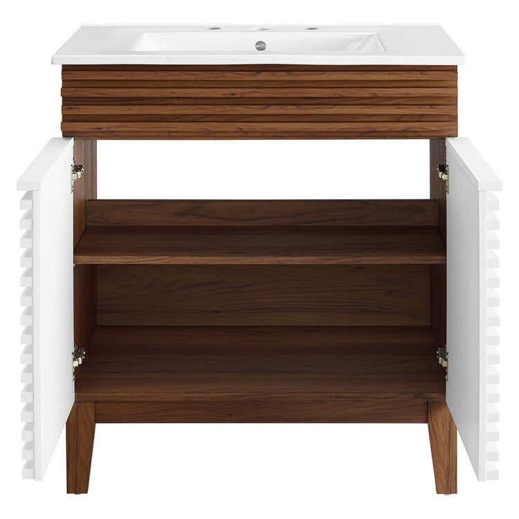 White Walnut White / 30"