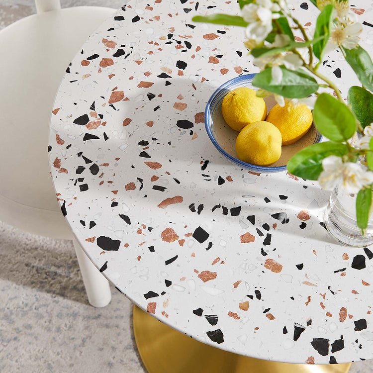 Terrazzo / Gold White