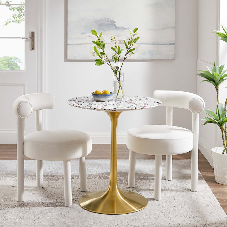 Terrazzo / Gold White