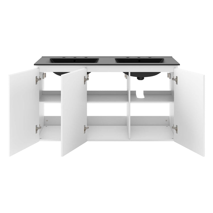 White Black / 48" Double