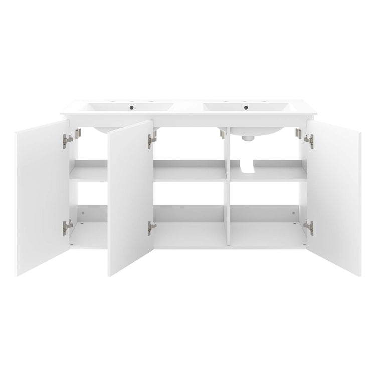 White White / 48" Double