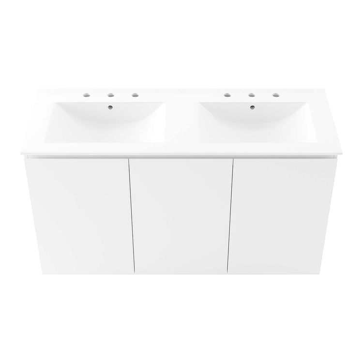 White White / 48" Double