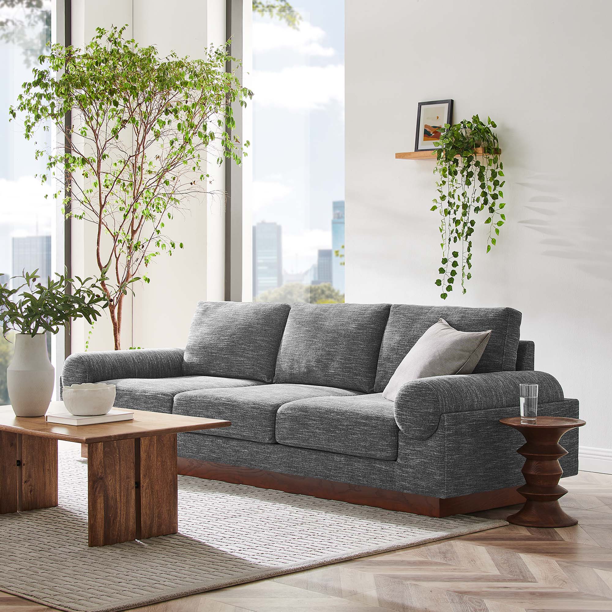 Oasis Upholstered Fabric Sofa – Modway