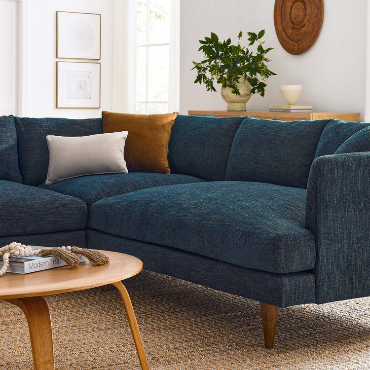 Heathered Weave Azure