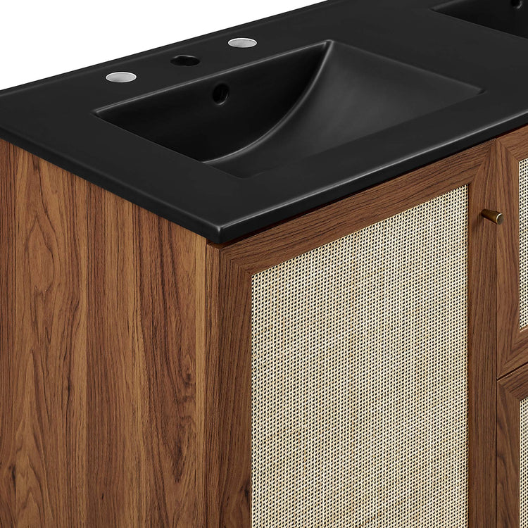 Walnut Black / 48" Double