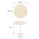 White Travertine / 20"