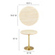 Gold Travertine / 20"