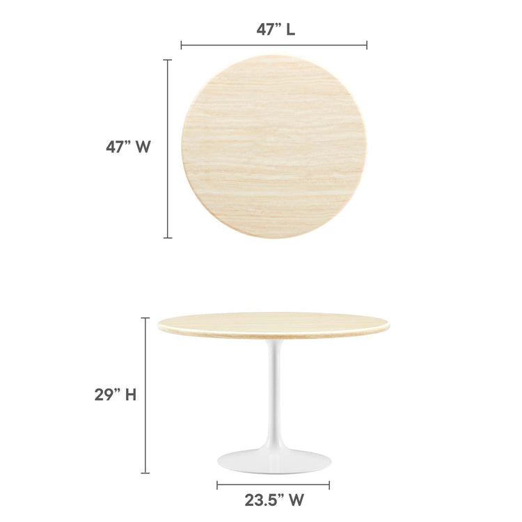 Faux Travertine / White Travertine