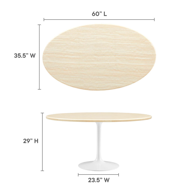 White Traventine / 60"
