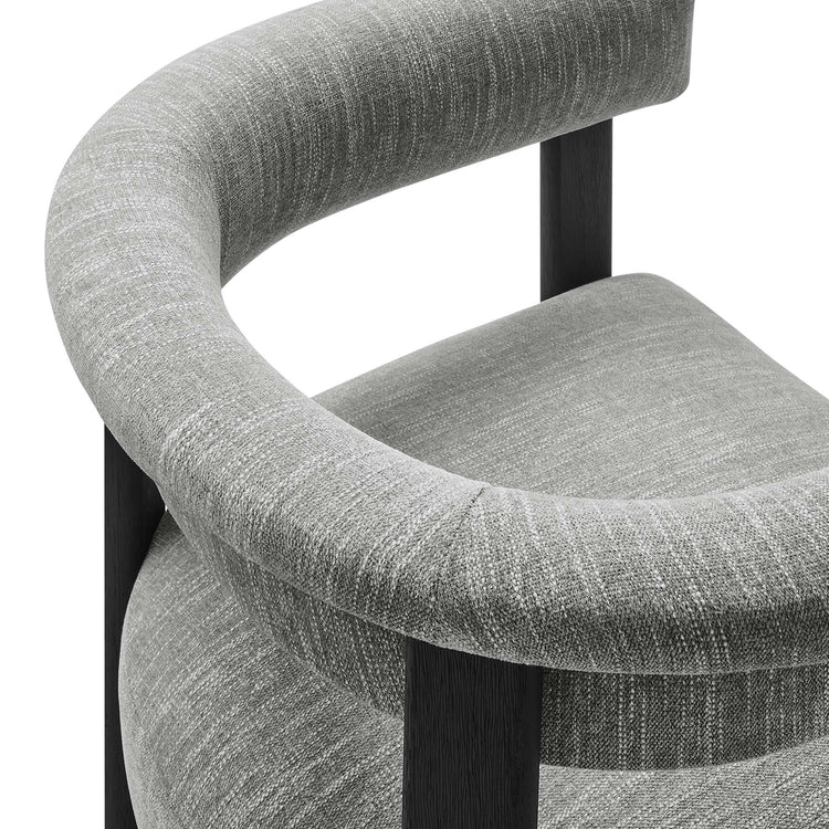 Heathered Weave Gray Black