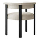 Heathered Weave Ivory Black