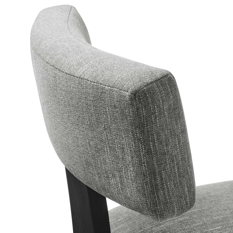 Heathered Weave Gray Black