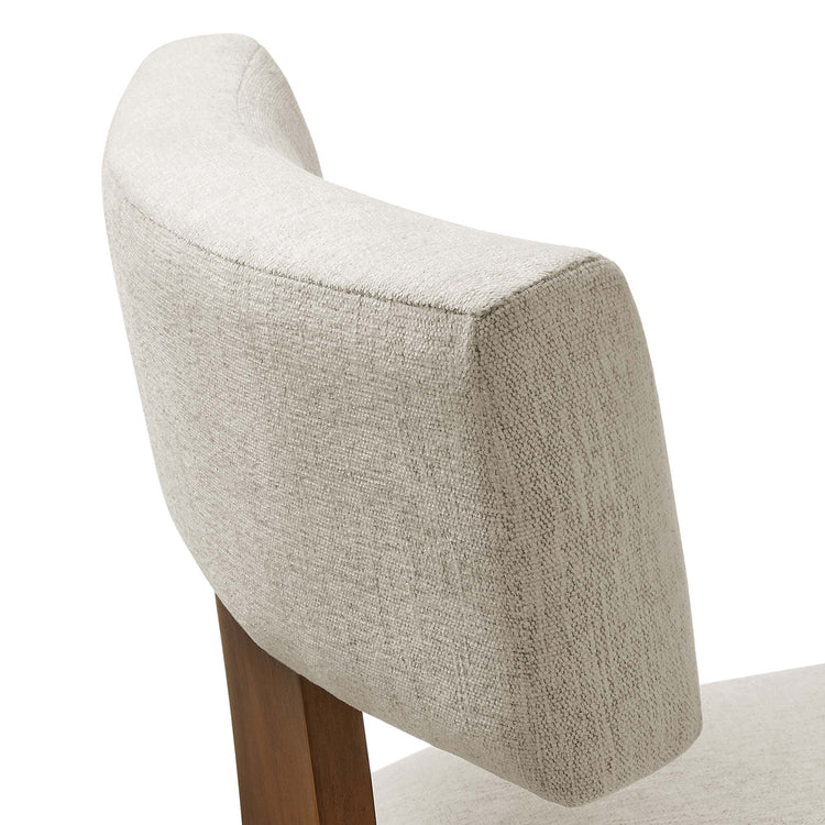 Heathered Weave Ivory Deep Brown
